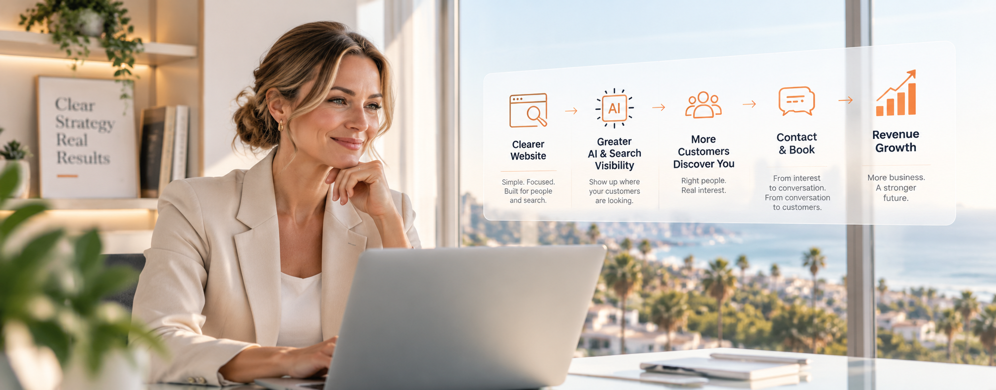 Professional business owner using Belgravia to create more customer opportunities